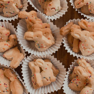 Bunny Shortbread Cookies