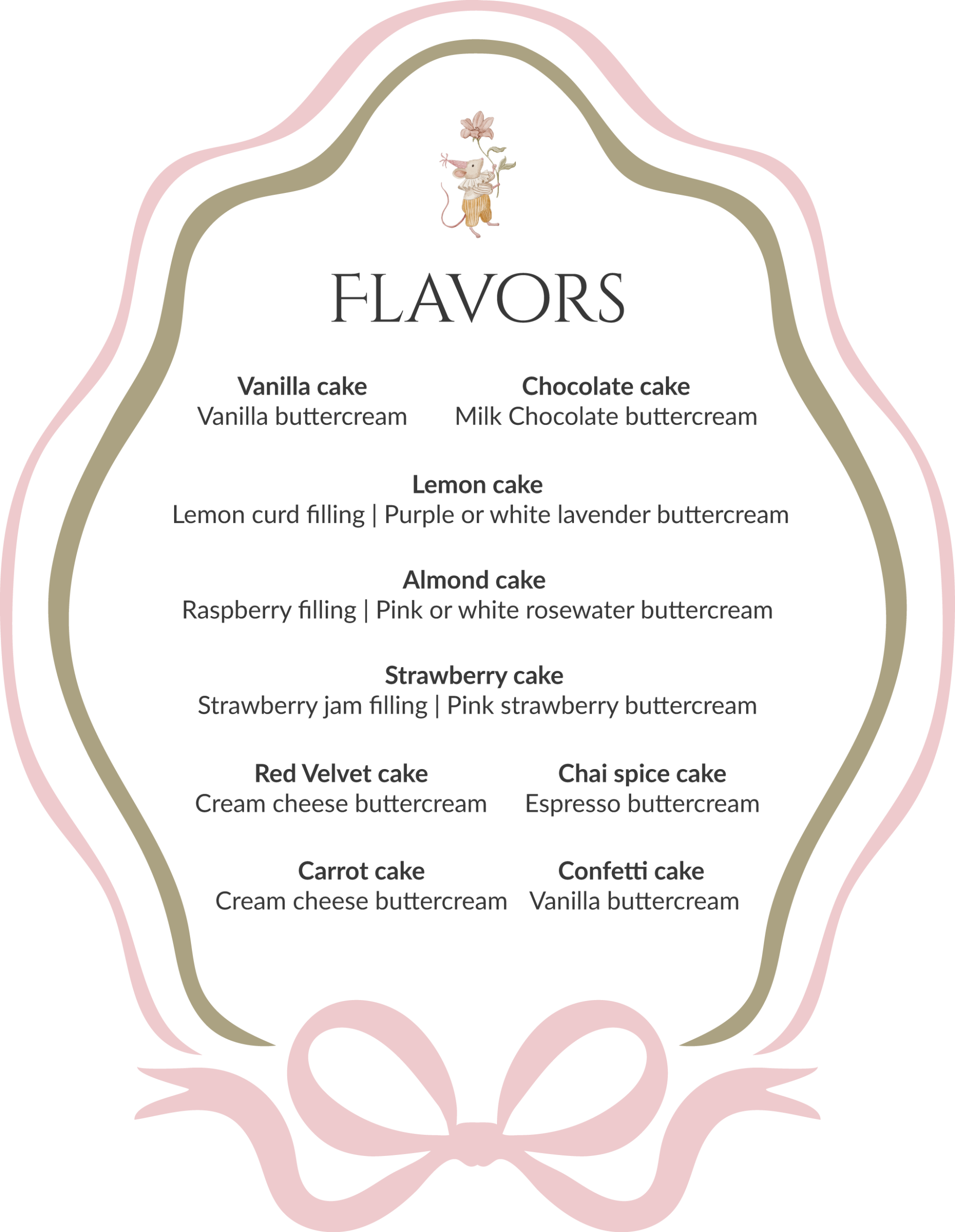 HBFlavorsGraphic3 Wedding Cake Flavors